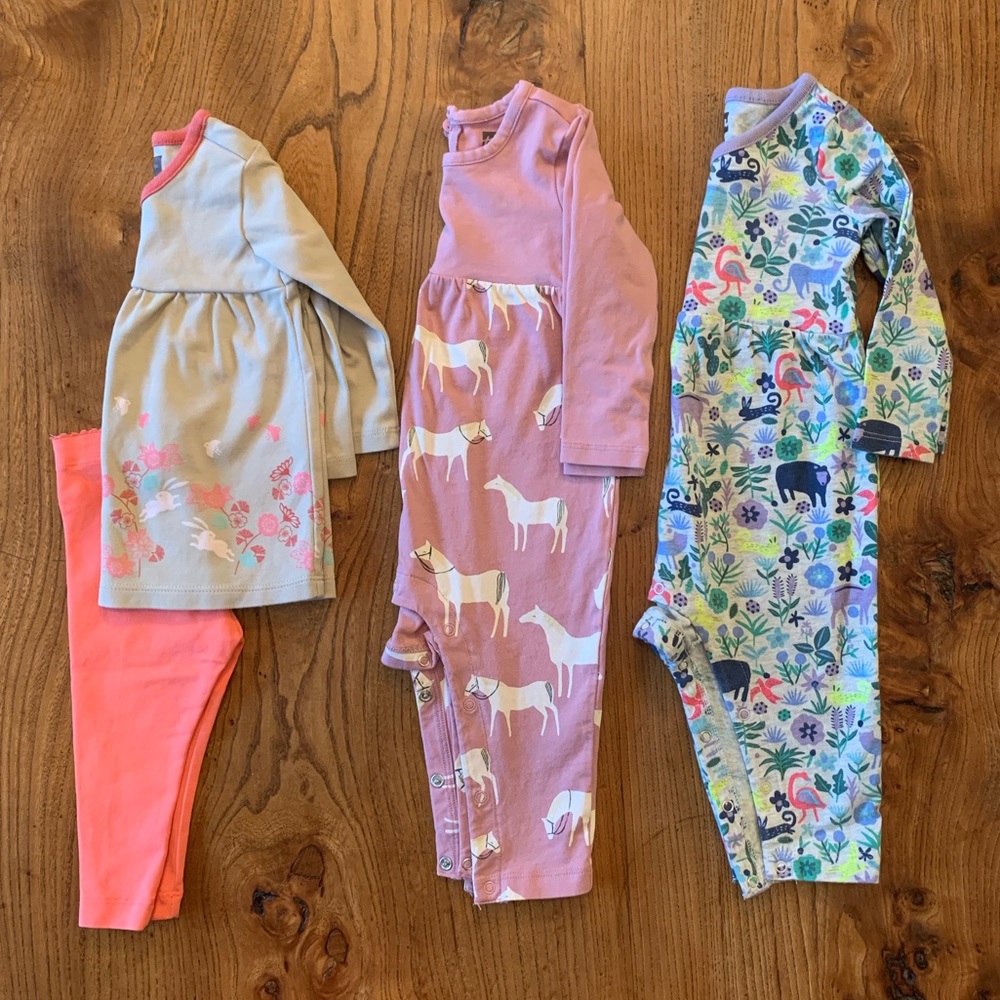 Tea Collection Bloomer too! Outfits Bundle Lot